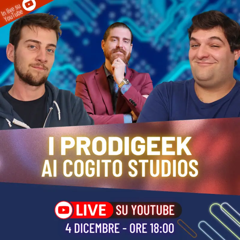 online prodigeek ai cogito studios rick dufer daily cogito computer tecnologia 4 dicembre ore 18