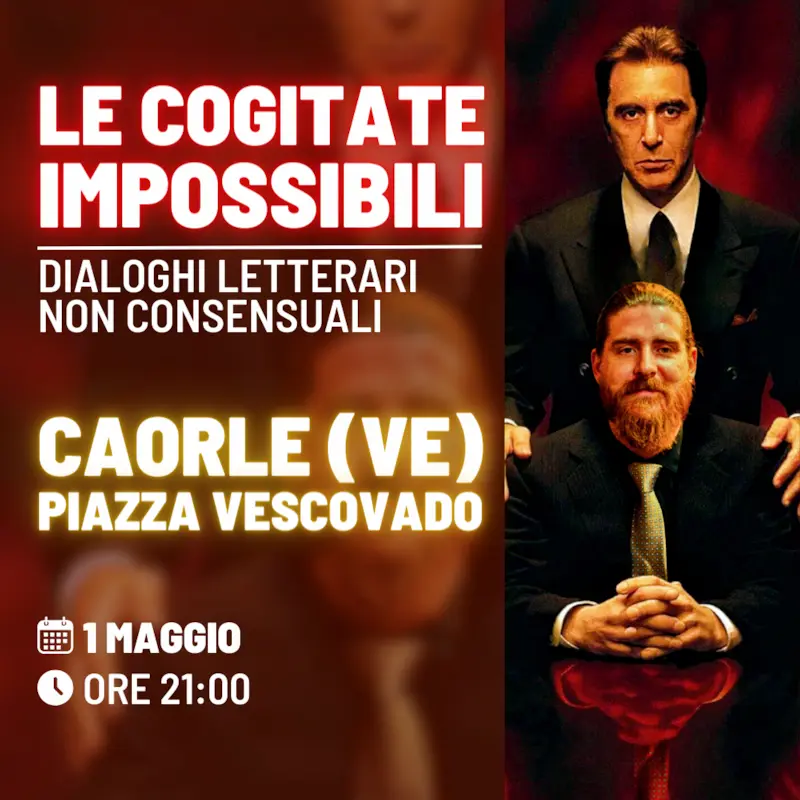 le cogitate impossibili caorle piazza vescovado 1 maggio ore 21 rick dufer daily cogito